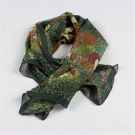 gucci foulard seta donna classica con righe rosse verde|Foulard GUCCI da Donna .